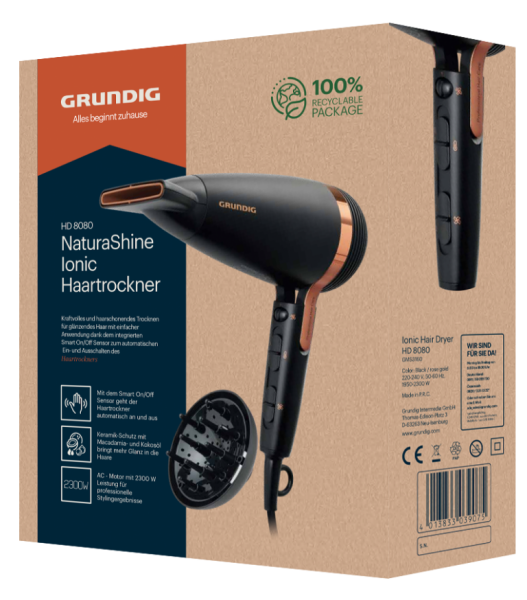 Grundig NaturaShine HD 8080 Saç Kurutma Makinesi