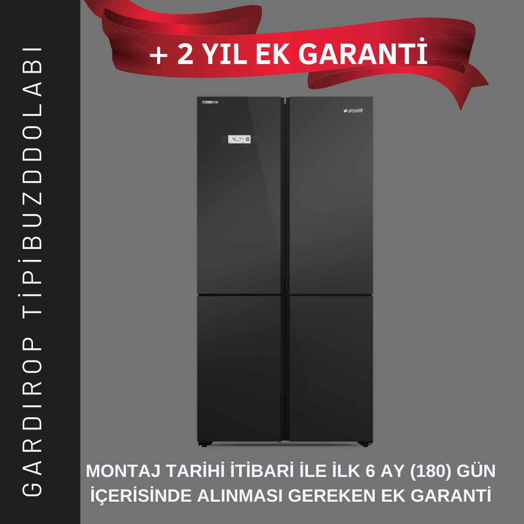 +2 YIL EK GARANTİ GARDIROP TİPİ  BUZDOLABI