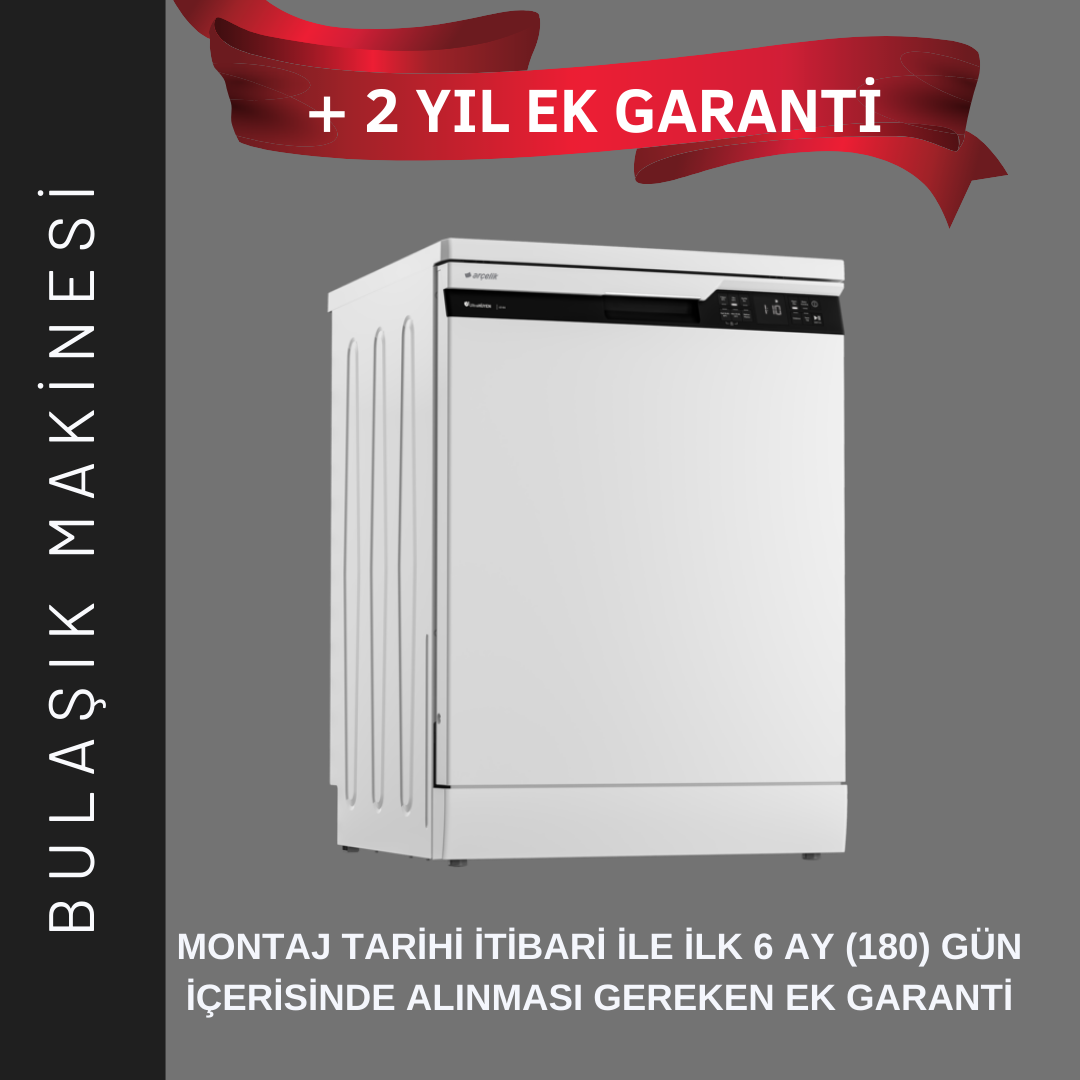 +2 YIL EK GARANTİ BULAŞIK MAKİNESİ