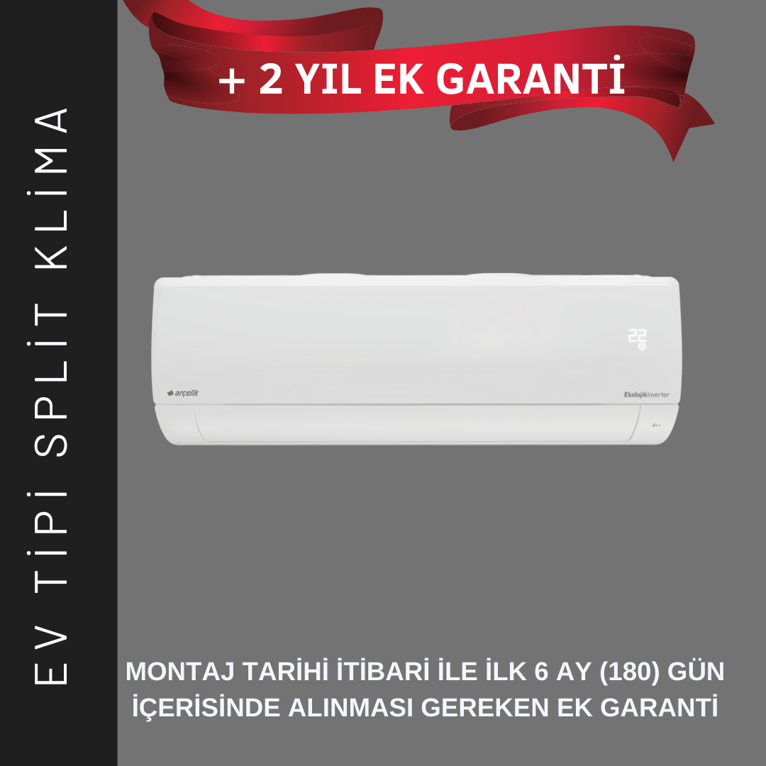 +2 YIL EK GARANTİ EV TİPİ KLİMA